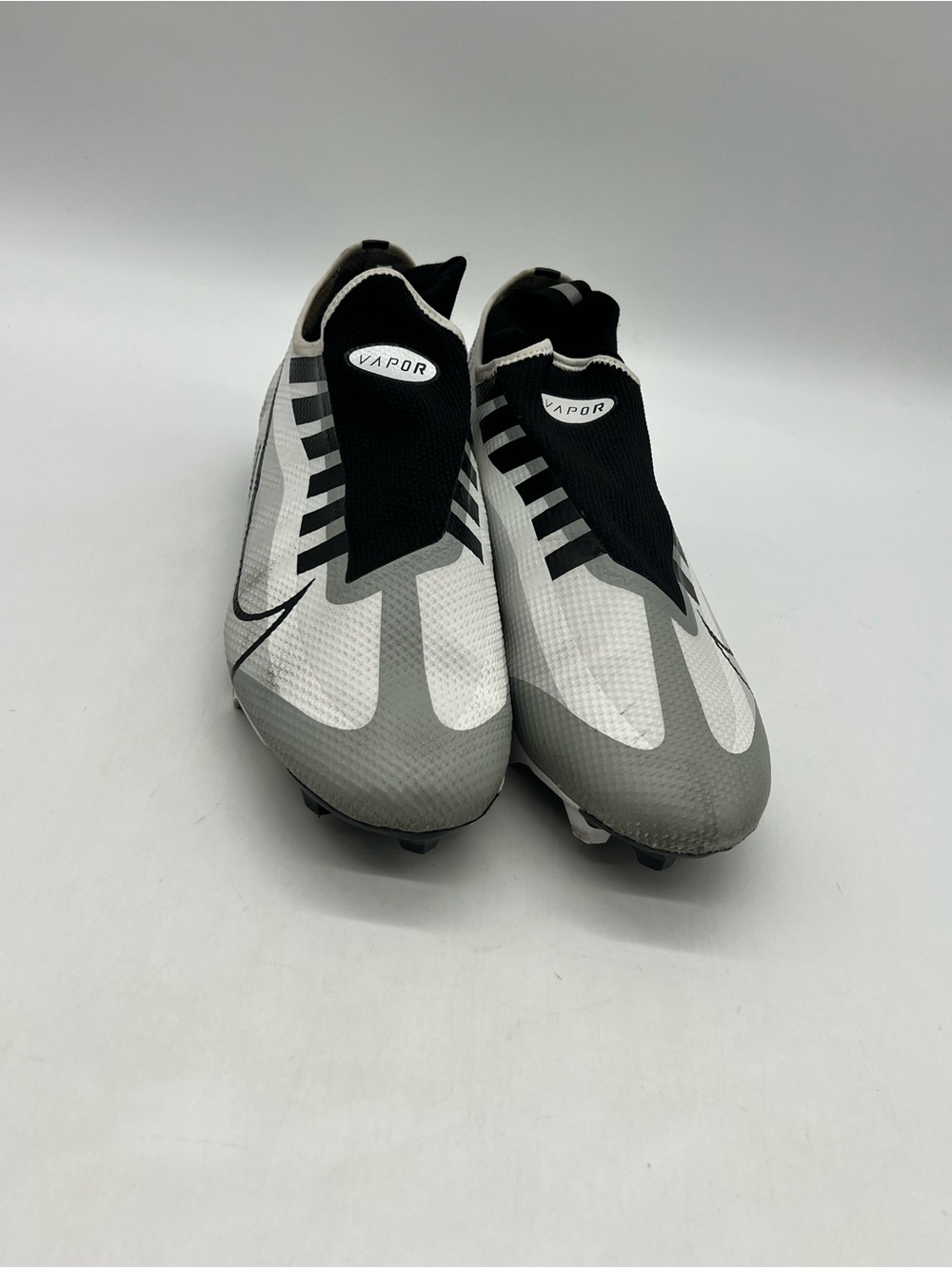 Nike Vapor Edge Pro 360 Grey Black White Men’s Sz 13 Football Cleats DQ3670-100.